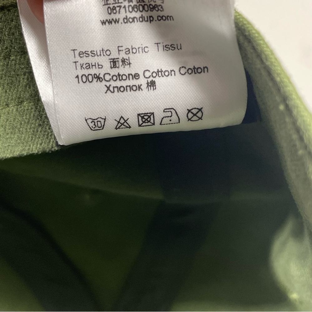 Dondup Military Green Baseball Hat - Picture 10 of 10